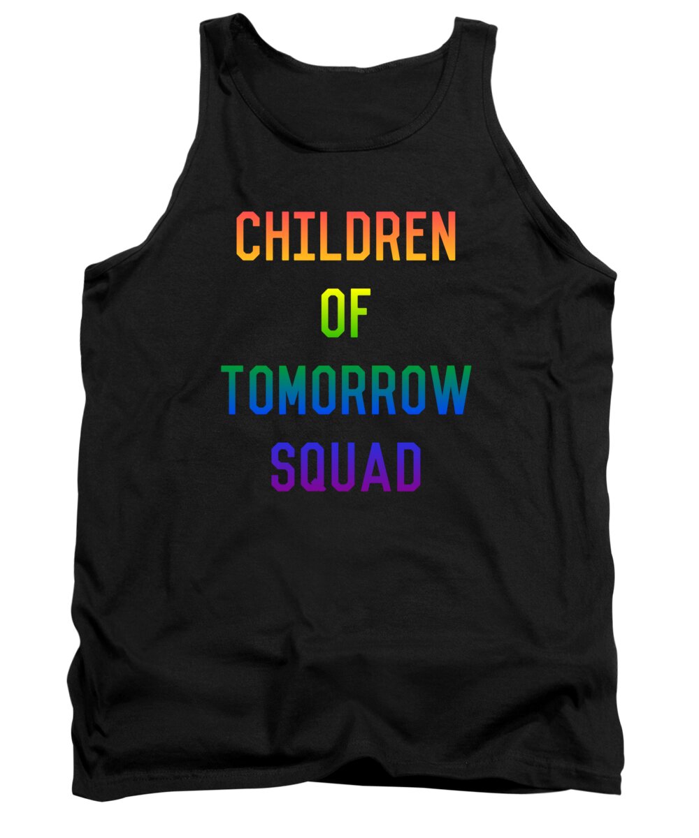 Cool Tank Top featuring the digital art Children of Tomorrow Squad by Flippin Sweet Gear