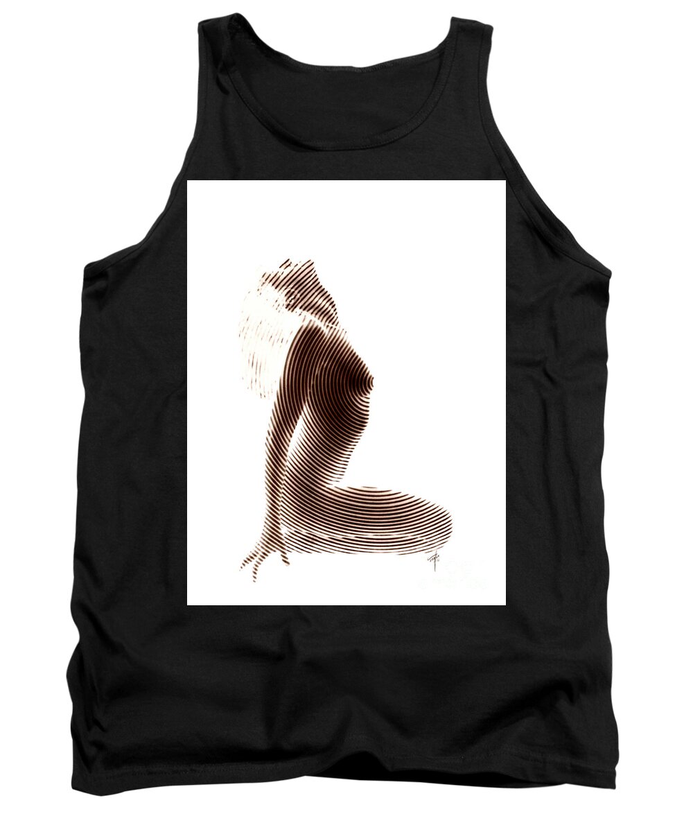 Figure Tank Top featuring the photograph Circling by Jim Trotter