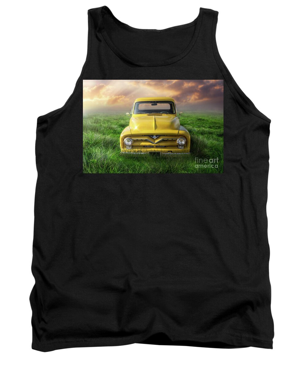 Classic Car Tank Top featuring the photograph Classic Ford V8 by Jarrod Erbe