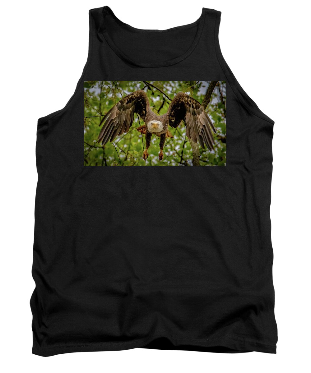Animal Tank Top featuring the photograph Coming for you by Brian Shoemaker