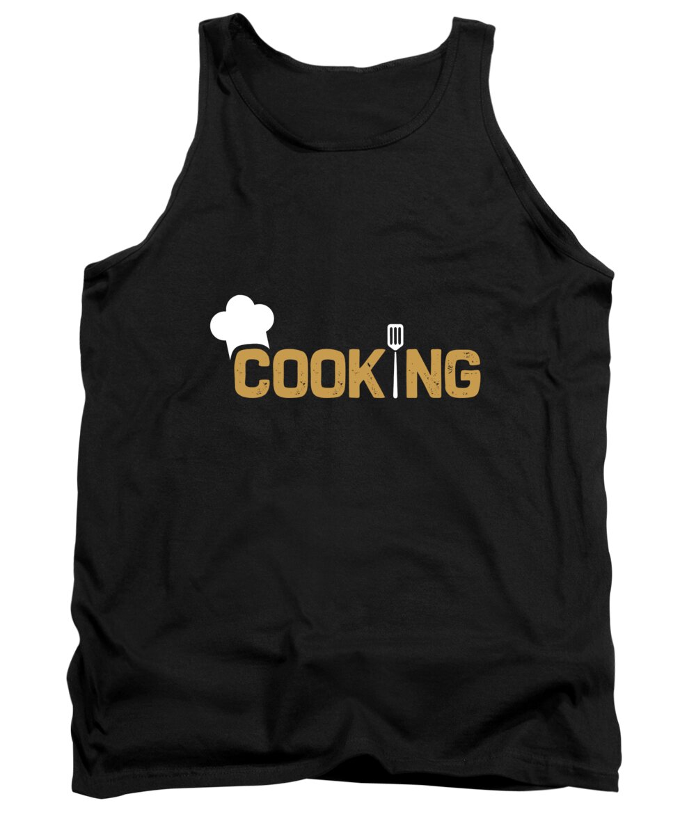 Hobby Tank Top featuring the digital art Cooking by Jacob Zelazny