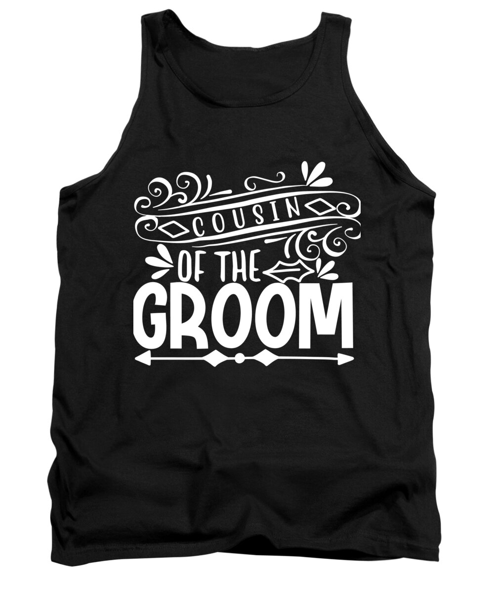 Bridesmaid Tank Top featuring the digital art Cousin of the Groom by Jacob Zelazny