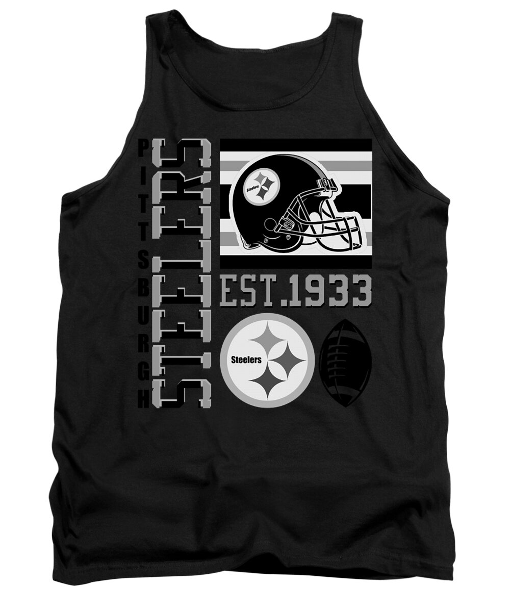 est 1933 The Pittsburgh Steelers Tank Top by Dastay Store - Pixels