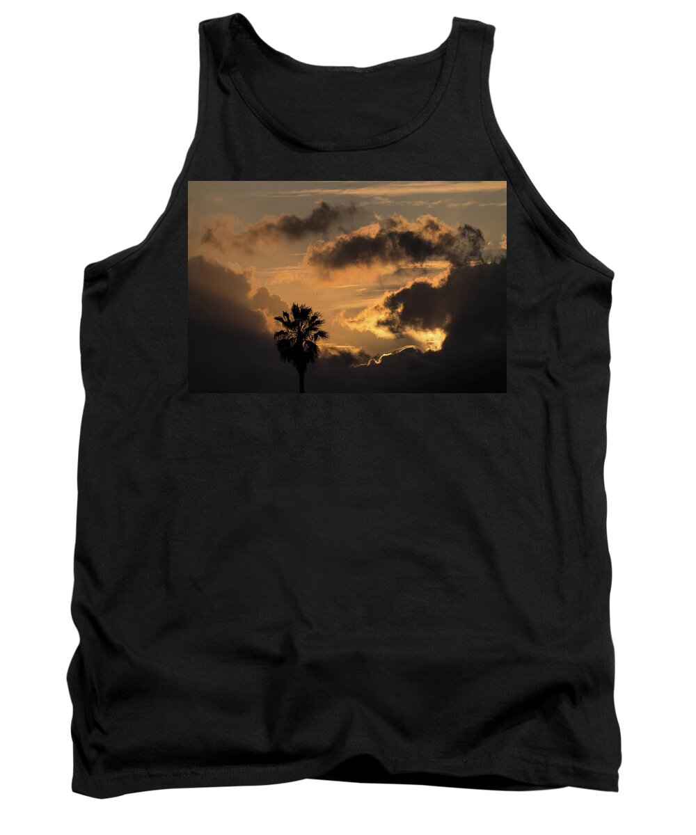 Sunset Tank Top featuring the photograph Gentle Fire by Alex Lapidus
