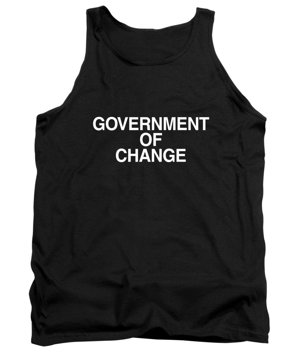 Cool Tank Top featuring the digital art Government of Change Italy by Flippin Sweet Gear