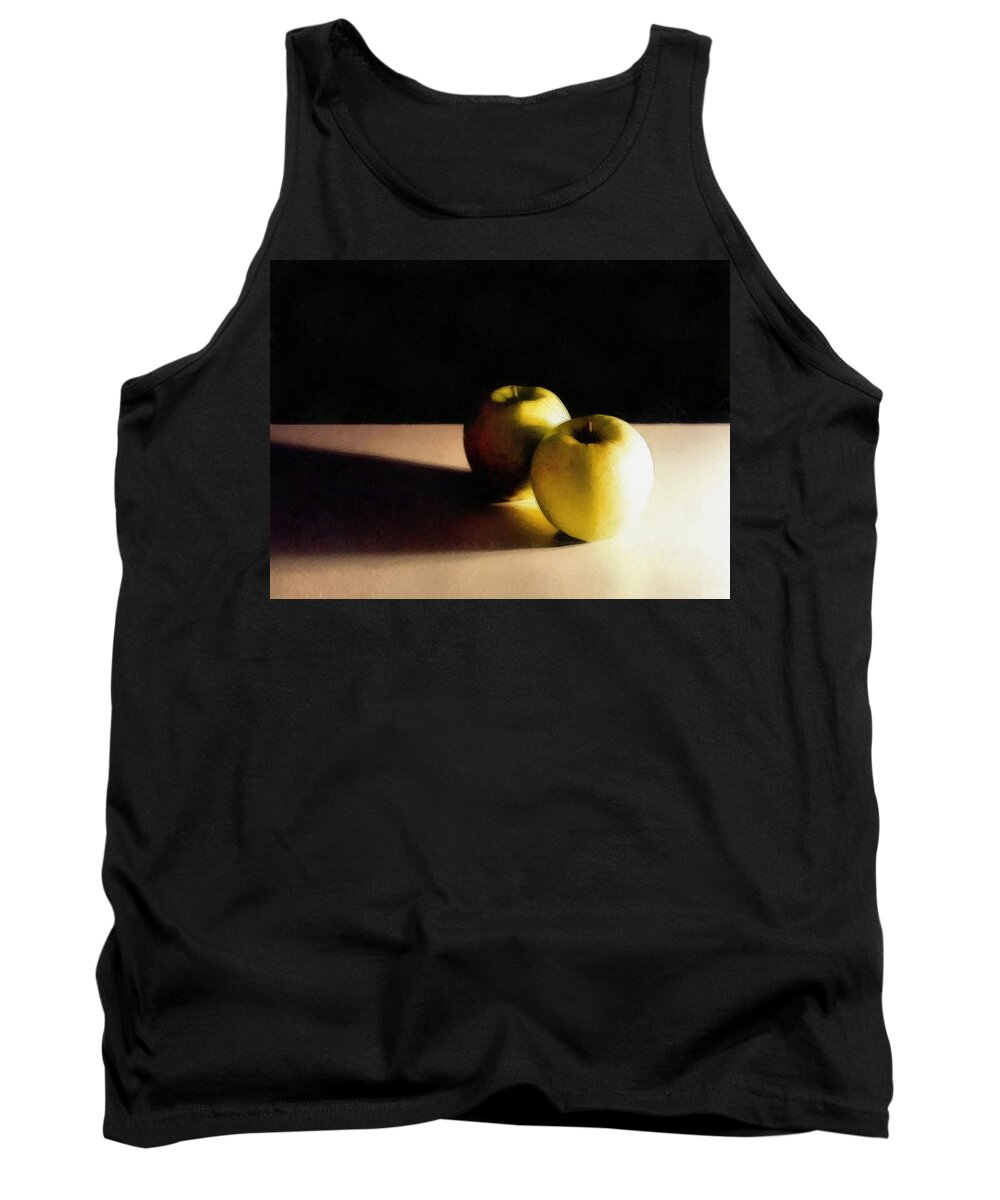 Apple Tank Top featuring the photograph Green Apples Still Life by Michelle Calkins