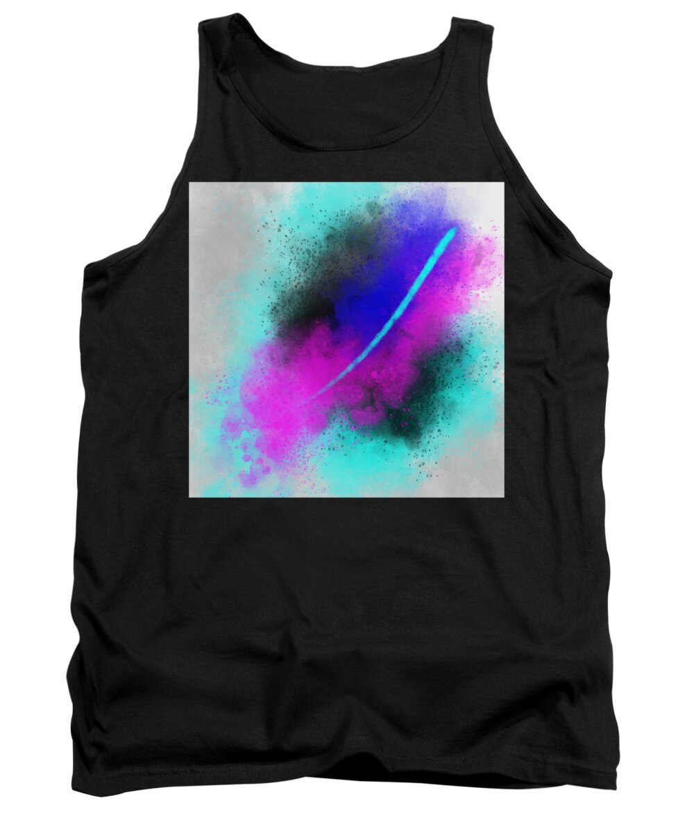 Galaxy Tank Top featuring the digital art Have you ever by Amber Lasche