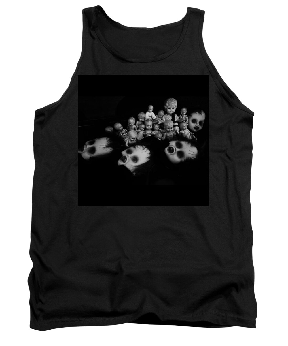 Horror Tank Top featuring the photograph Horror by Tanja Leuenberger