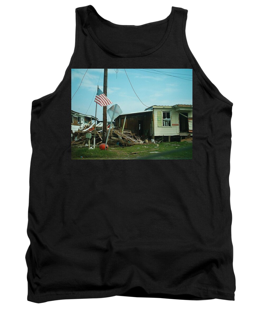 Tank Top featuring the photograph Hurricane Katrina Series - 7 by Christopher Lotito