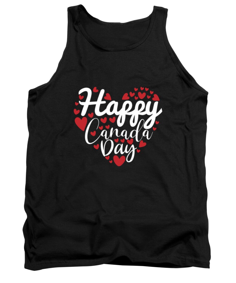 Canada Day Tank Top featuring the jewelry I Love Canada Happy Canada Day by Tinh Tran Le Thanh