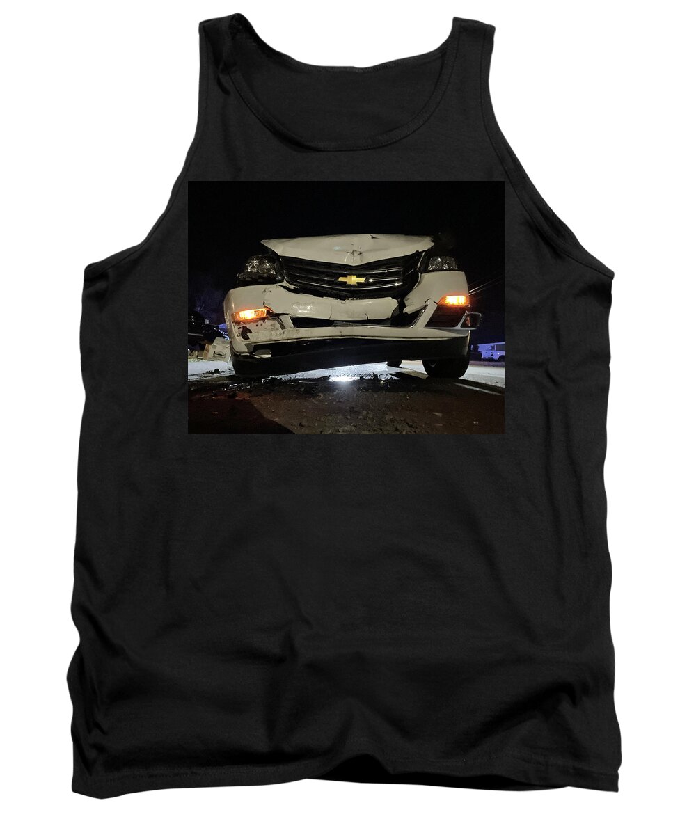 Crash Tank Top featuring the photograph Is That a Frown? by Lee Darnell