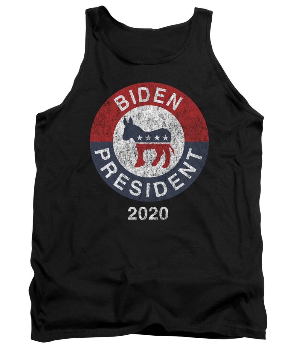 Joe Biden 2020 Tank Top featuring the digital art Joe Biden 2020 For President by Flippin Sweet Gear