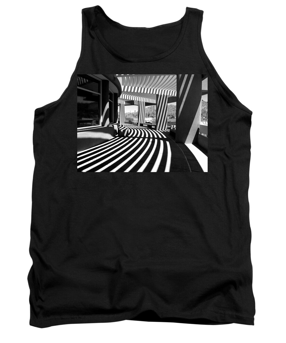 Arizona Tank Top featuring the photograph Lines and Curves by Lucinda Walter
