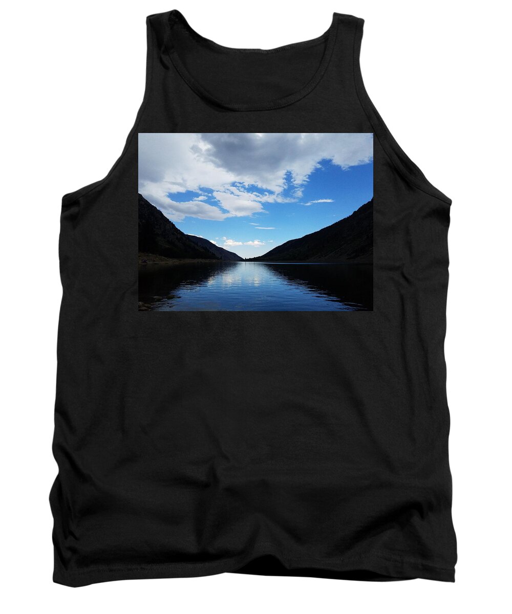 Lake Tank Top featuring the photograph Lundy Lake CA by Brent Knippel