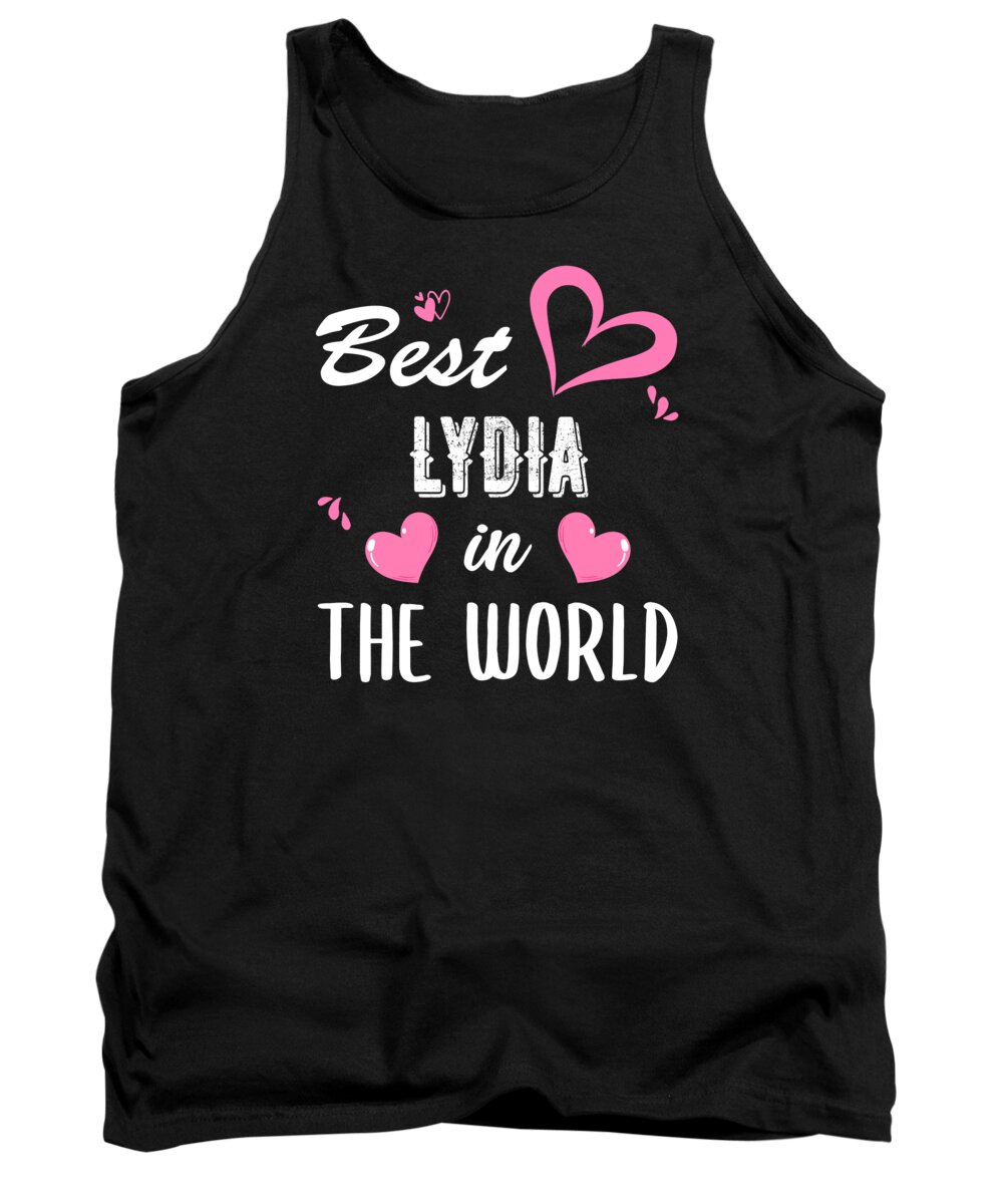 Lydia Name, Best Lydia in the World Tank Top by Elsayed Atta - Pixels