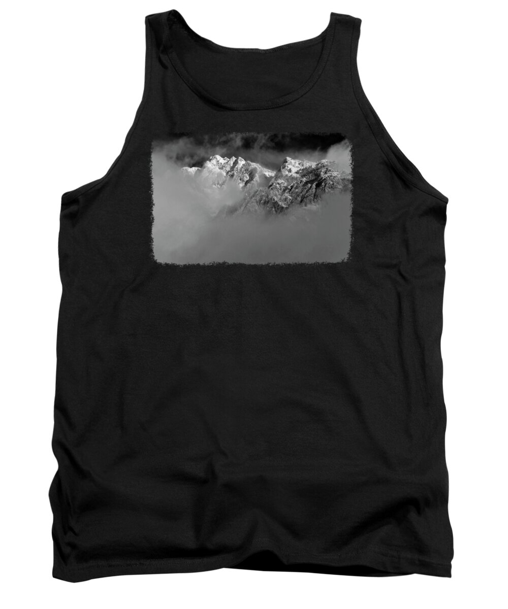 Mountain Tank Top featuring the photograph Misty Mountains by Dee Cresswell