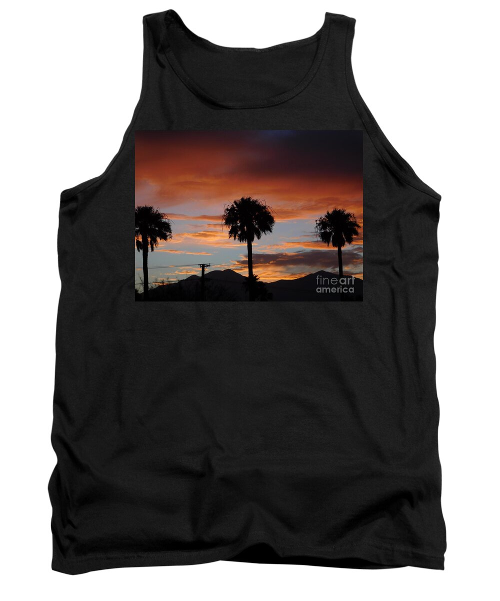 Weather Tank Top featuring the photograph Monsoon Season 3 by Chris Tarpening