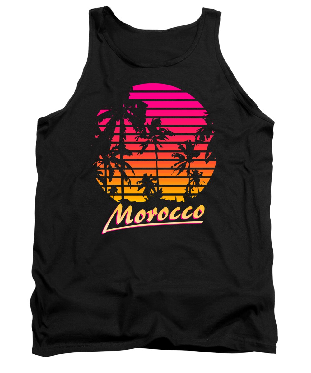 Classic Tank Top featuring the digital art Morocco by Filip Schpindel