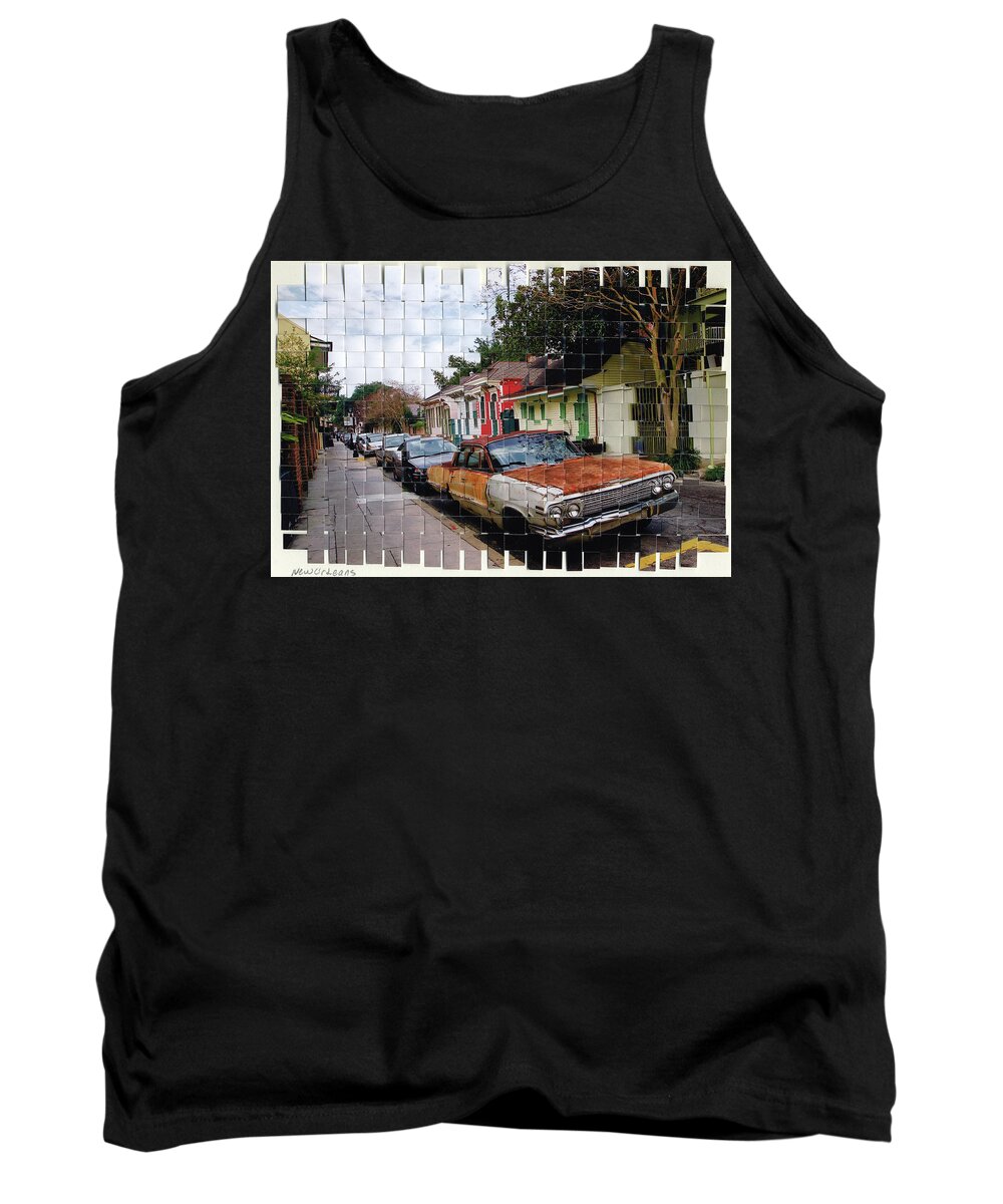 Cars Tank Top featuring the photograph New Orleans by Valerie Brown