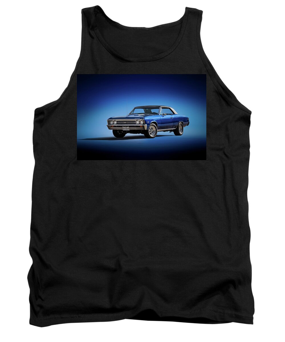 Chevelle Tank Top featuring the digital art Out of the Blue by Douglas Pittman