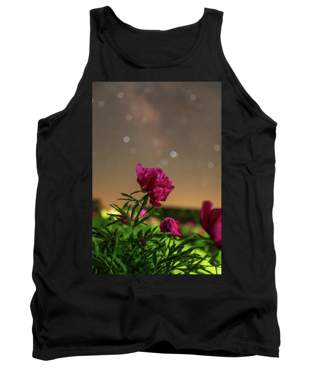 Flowers Tank Top featuring the photograph Peony Hill Farm by Grant Twiss
