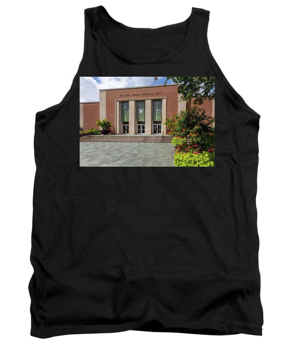 William & Mary Tank Top featuring the photograph Phi Beta Kappa Hall by Jerry Gammon