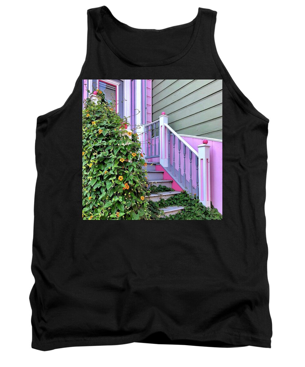  Tank Top featuring the photograph Pink Entry by Julie Gebhardt