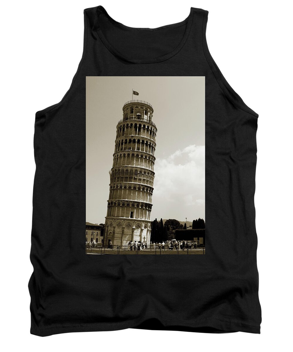 Pisa Tank Top featuring the photograph Pisa tower, Italy by Severija Kirilovaite