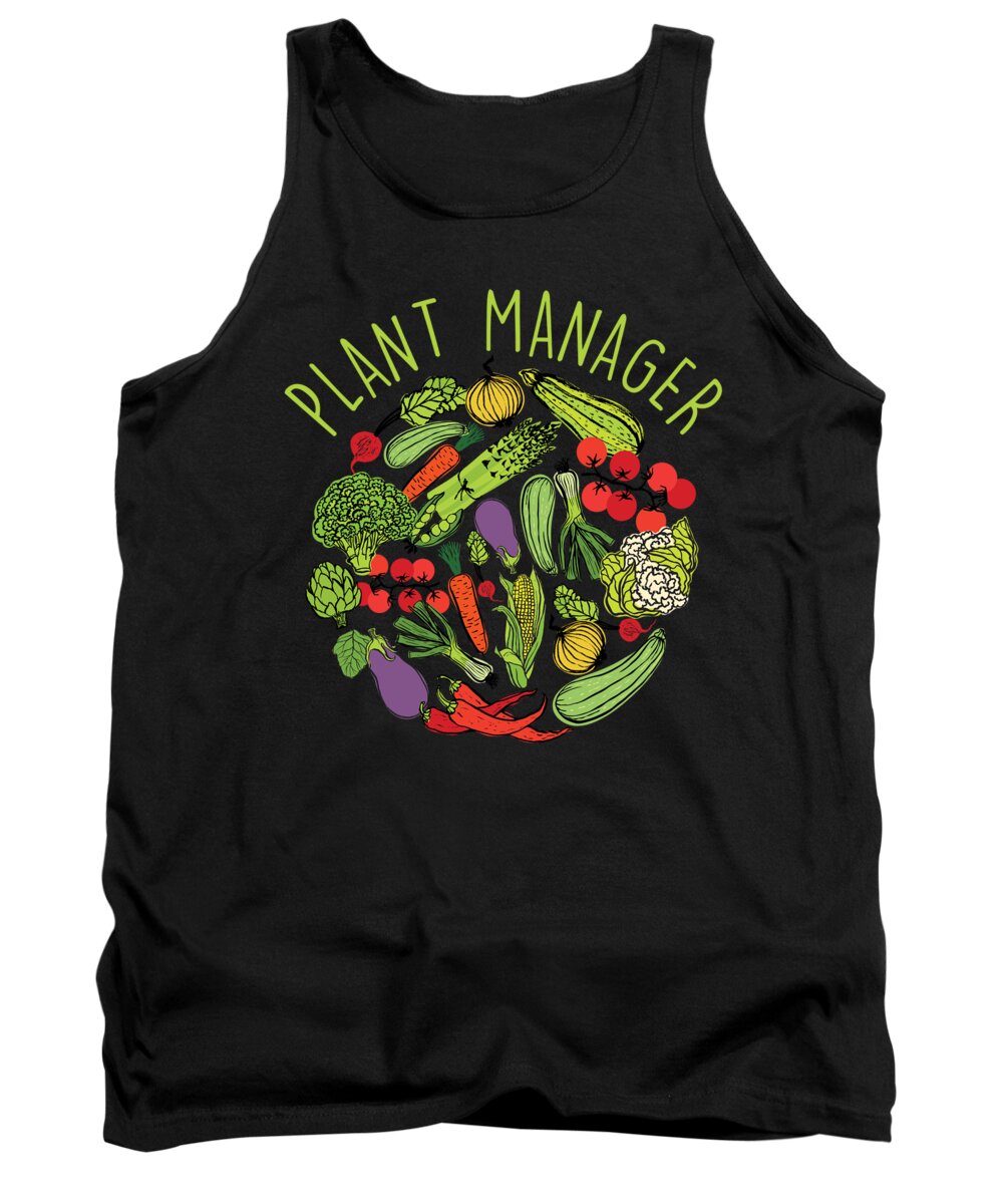 Blossom Tank Top featuring the digital art Plant Manager Gardening Flowers Gardener Gift by Thomas Larch