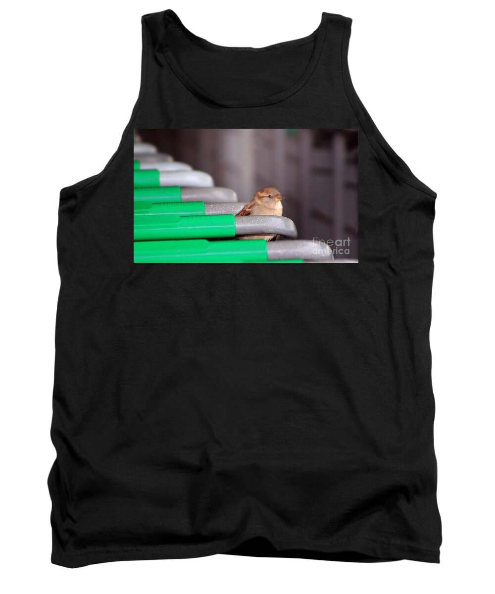 Birds Tank Top featuring the photograph Popup Shopper by Kimberly Furey