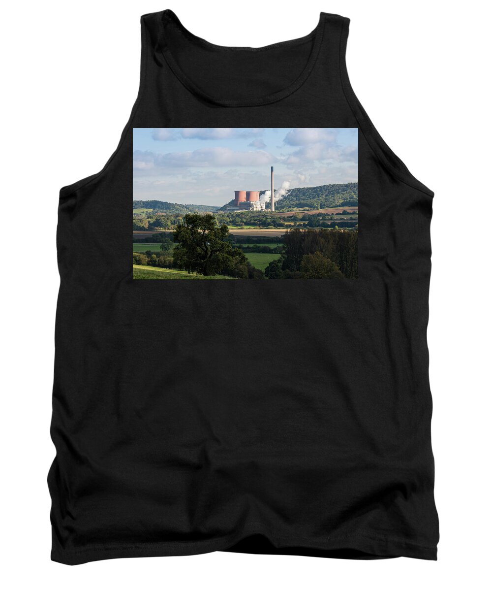 Landscape Tank Top featuring the photograph Power in the countryside by Average Images