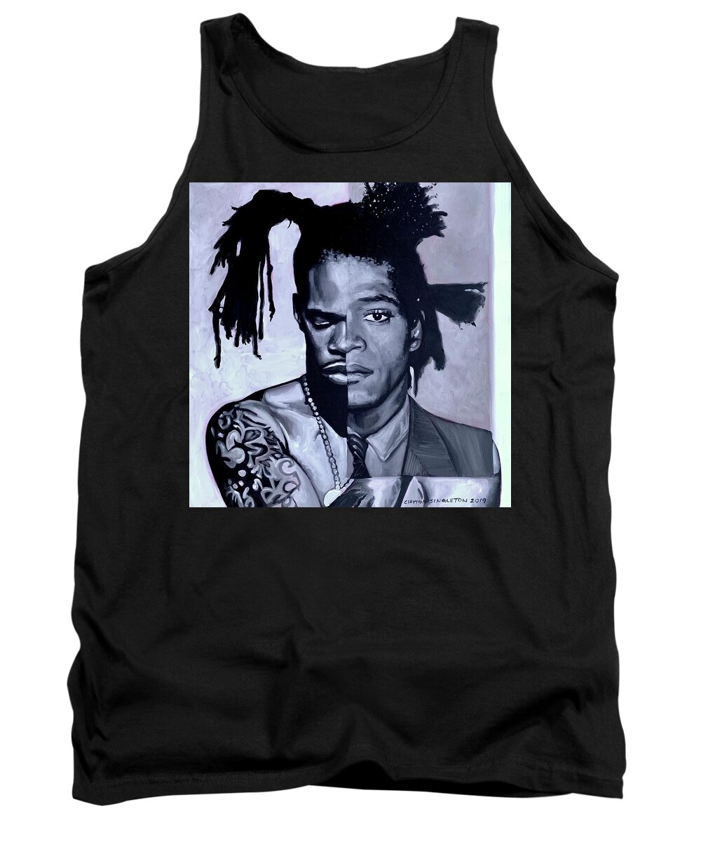  Tank Top featuring the painting Put Your Art Where My Hands Can See by Clayton Singleton