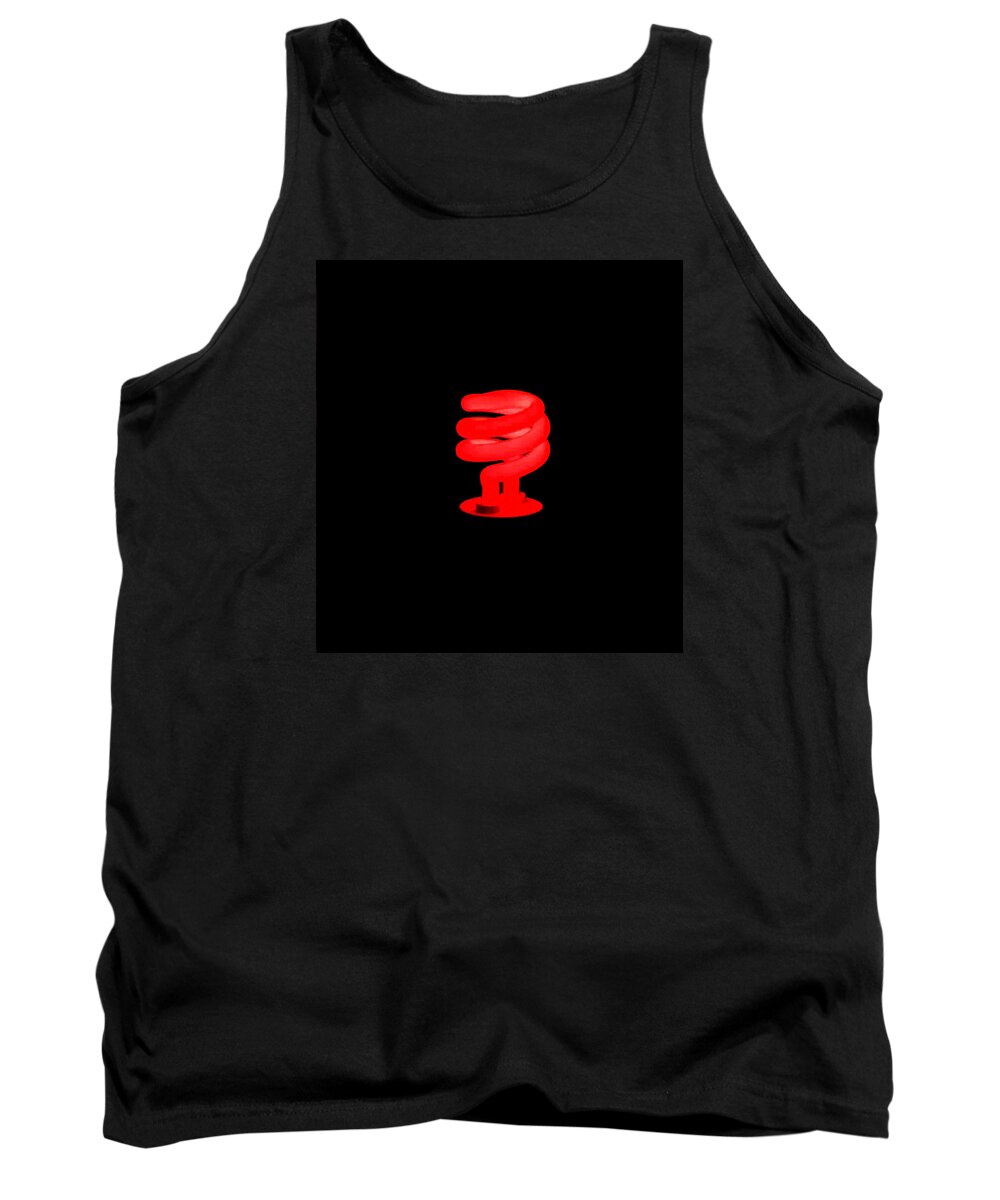 Reds Tank Top featuring the photograph Red light by Christopher Rowlands