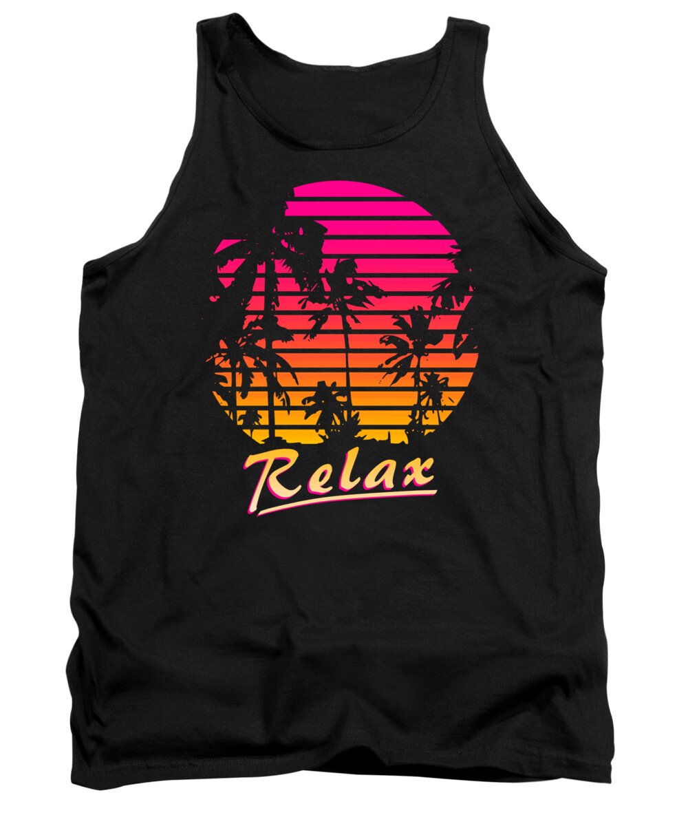 Classic Tank Top featuring the digital art Relax by Filip Schpindel