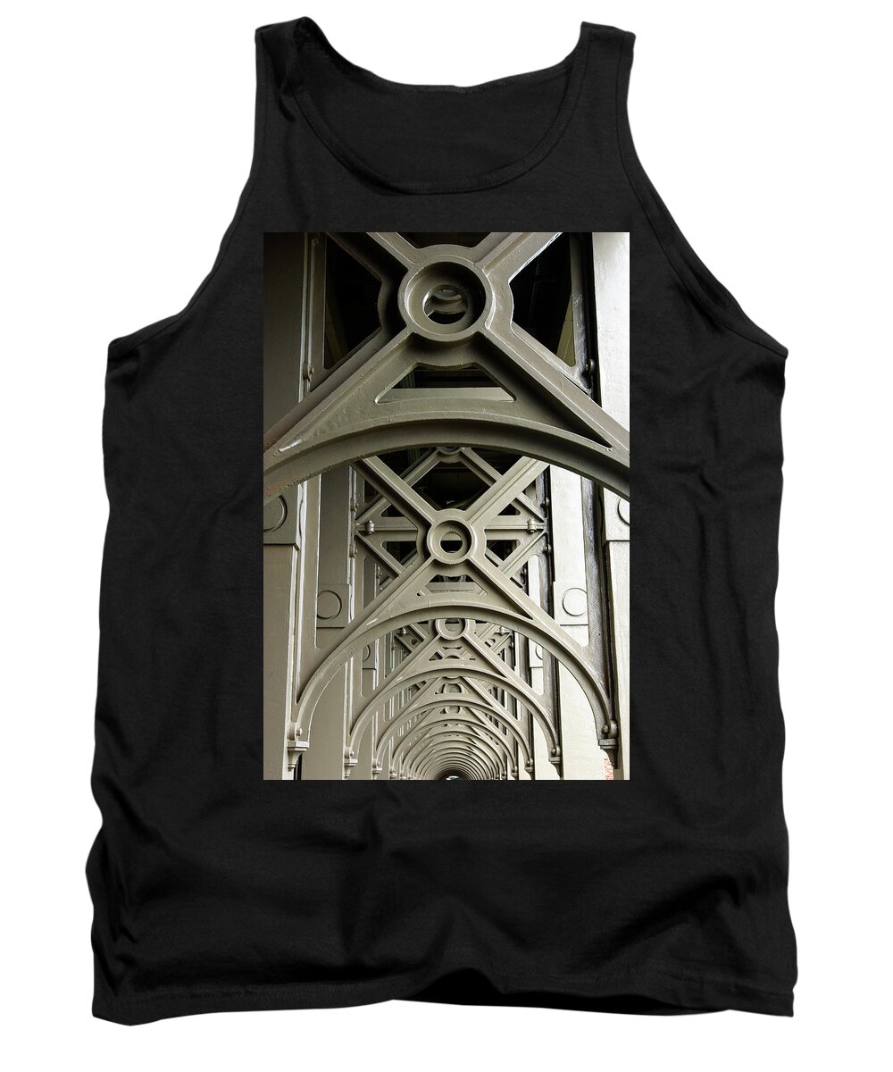 Arch Tank Top featuring the photograph Repeated casting by Average Images
