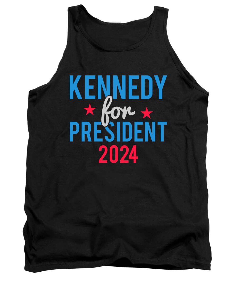 Cool Tank Top featuring the digital art Robert Kennedy For President 2024 by Flippin Sweet Gear