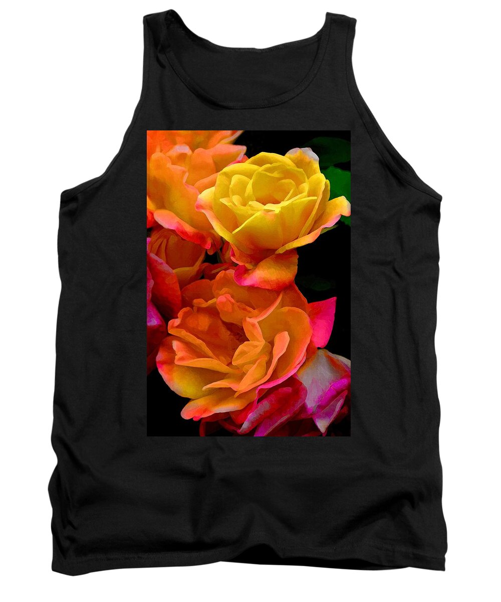 Floral Tank Top featuring the photograph Rose 276 by Pamela Cooper