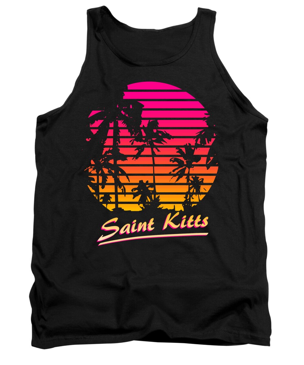Classic Tank Top featuring the digital art Saint Kitts by Filip Schpindel