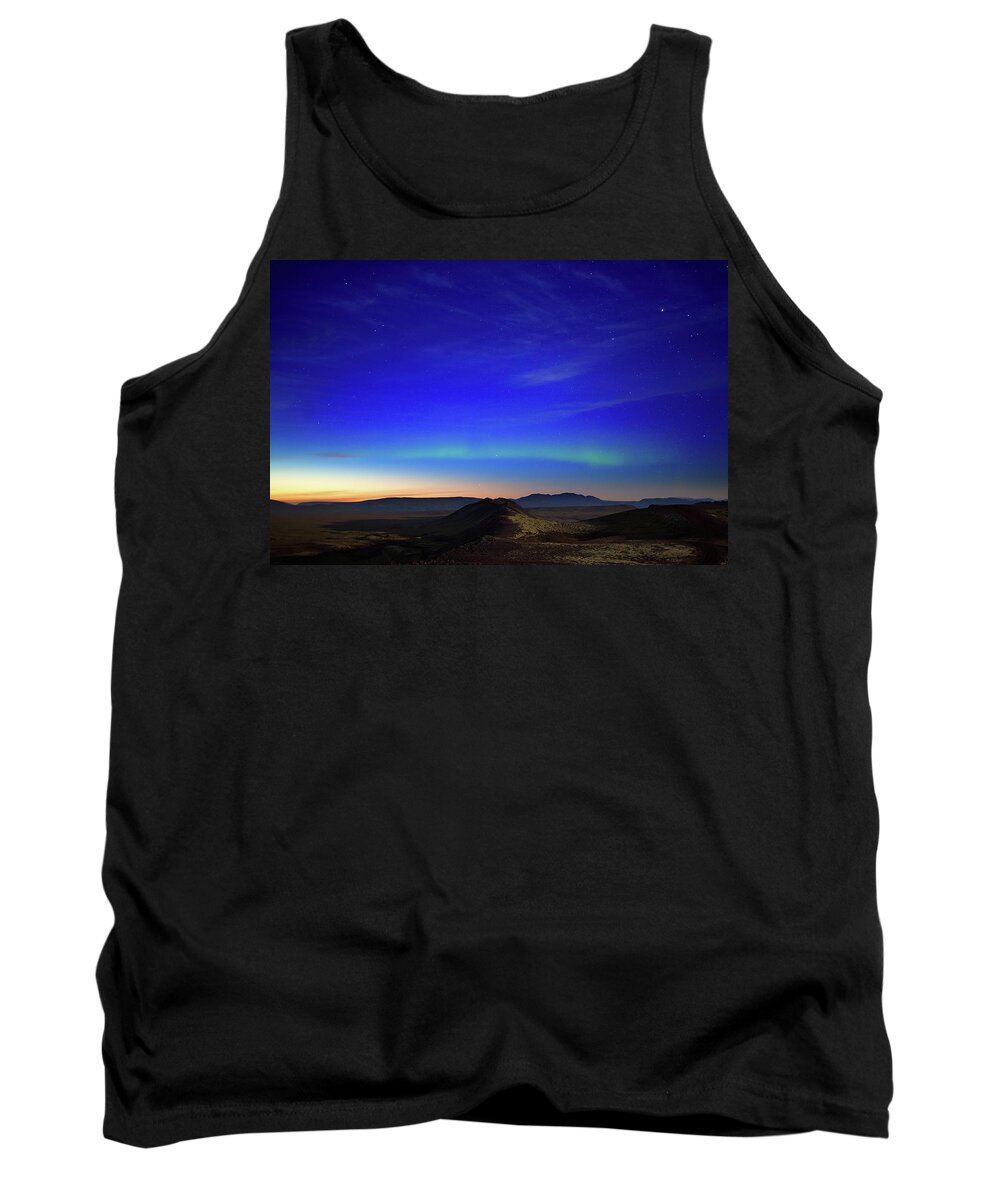 Iceland Tank Top featuring the photograph Season's start by Christopher Mathews