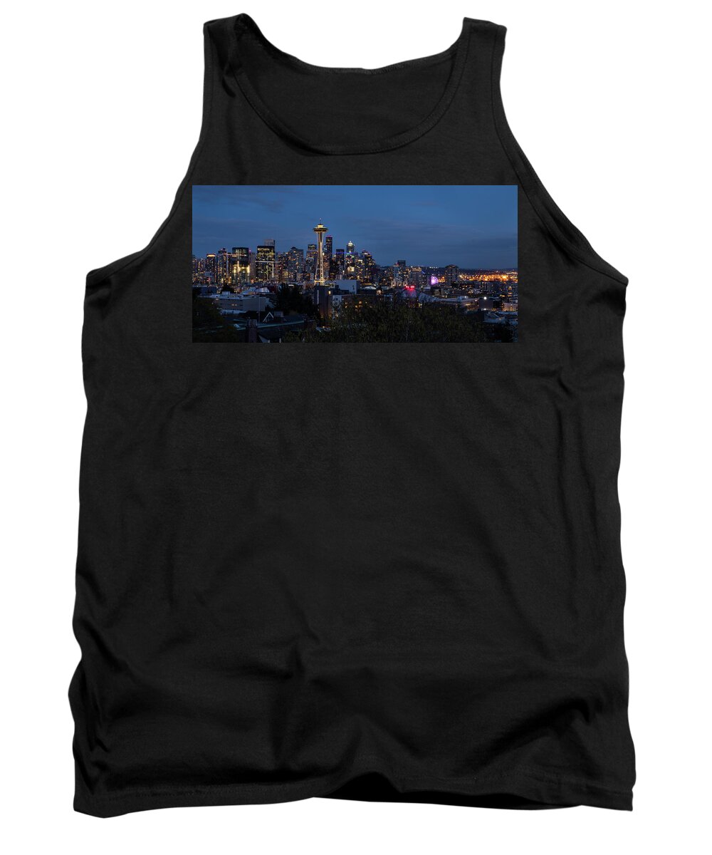 Downtown Seattle Tank Top featuring the photograph Seattle View by Brad Whitford