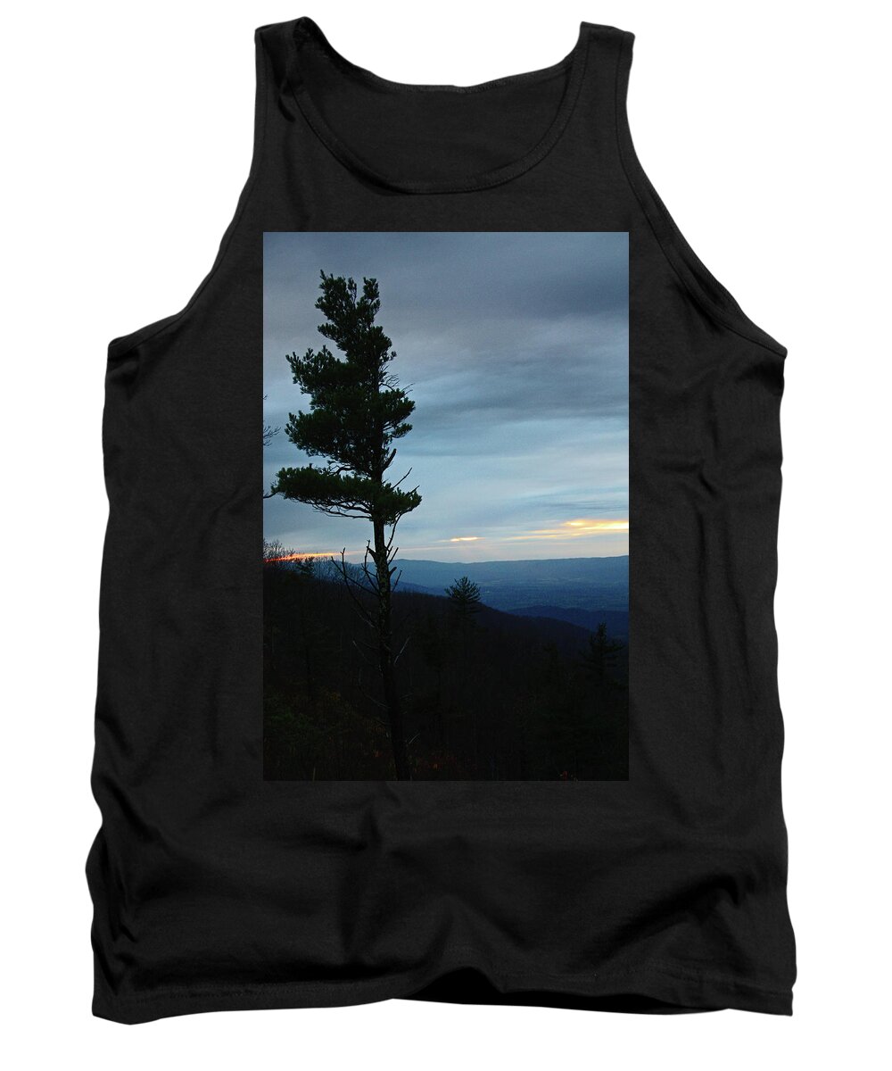 Sunset Skyline Drive Tank Top featuring the photograph Shenendoah by Carolyn Stagger Cokley