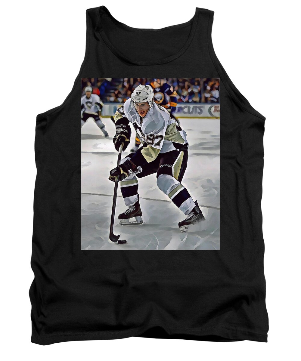 Pittsburgh Penguins Sidney Crosby Kids T-Shirt by Joe Hamilton - Fine Art  America