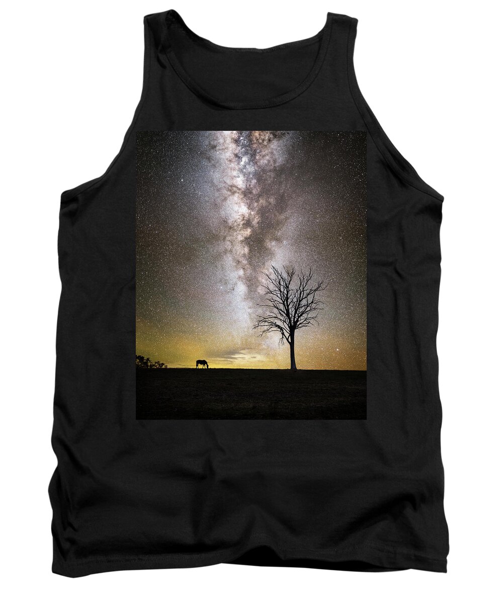 Milky Way Tank Top featuring the photograph Stargrazing by Ari Rex