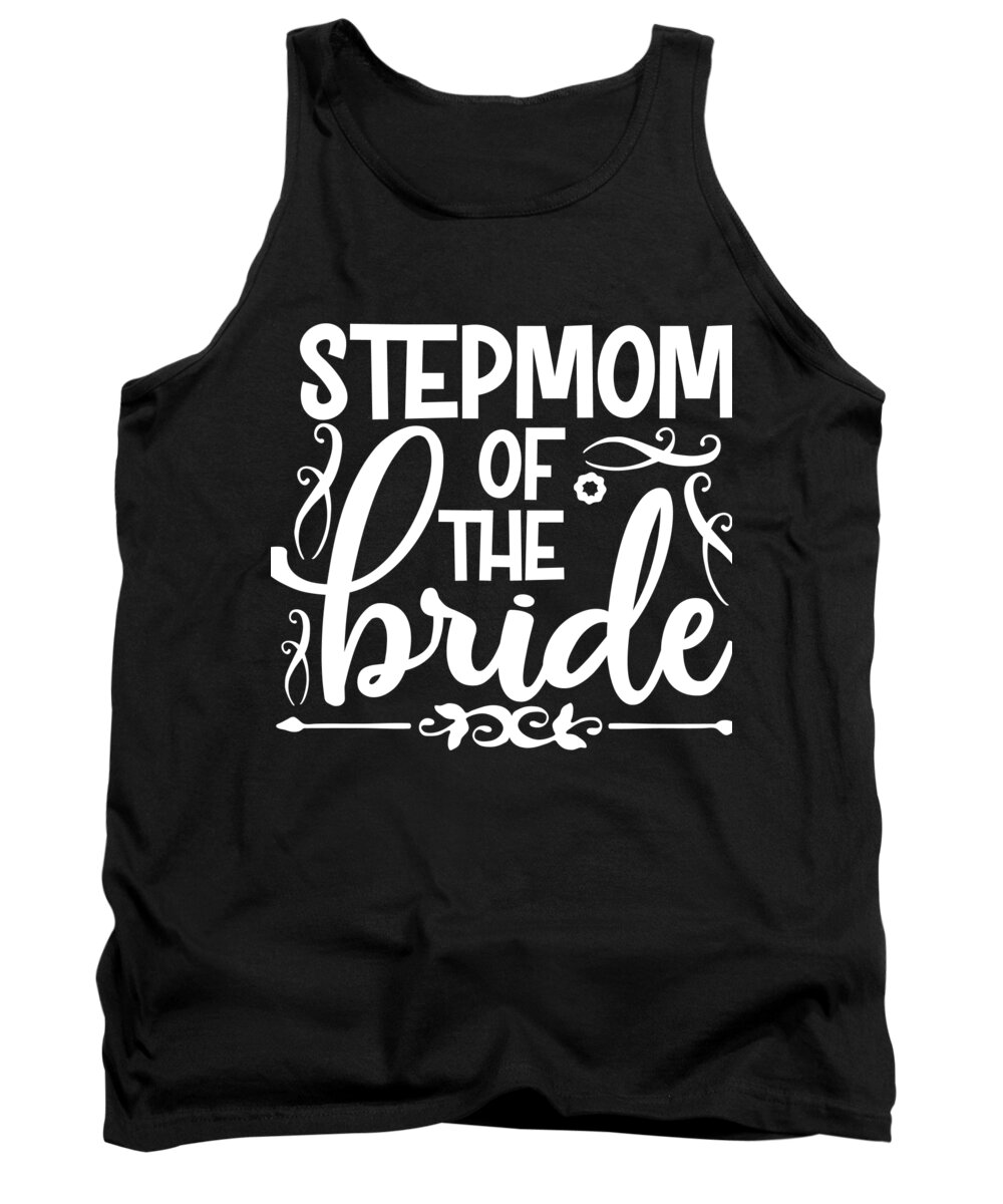 Bridesmaid Tank Top featuring the digital art Stepmom of the bride by Jacob Zelazny