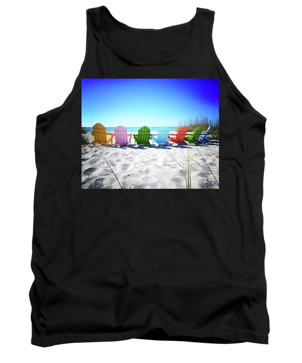 Florida Tank Top featuring the photograph Surroundings - Rainbow Beach I by Chris Andruskiewicz