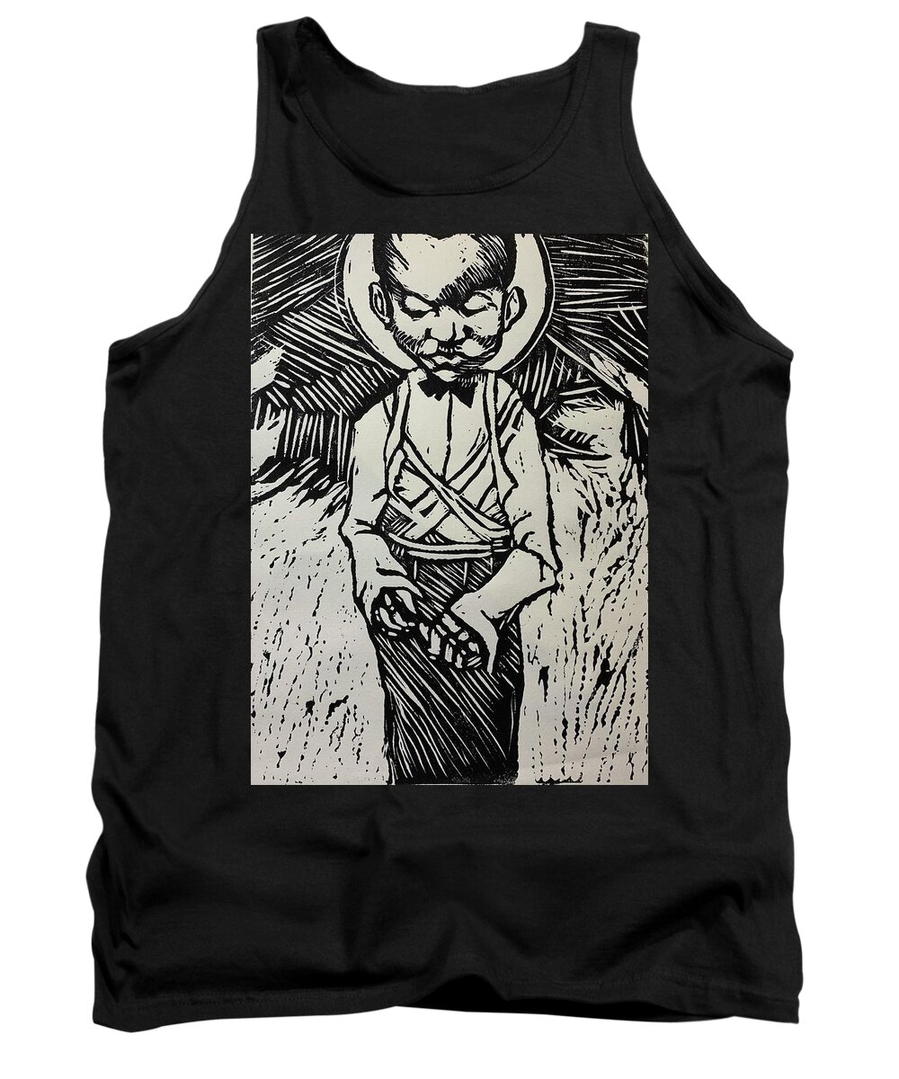  Tank Top featuring the relief The Borrower by Try Cheatham