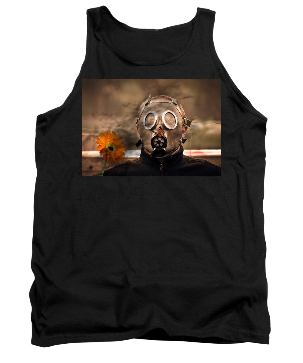The Future Tank Top featuring the digital art The Future by Ally White
