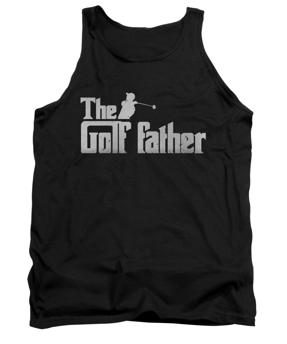 Athlete Tank Top featuring the digital art The Golf Father by Jacob Zelazny