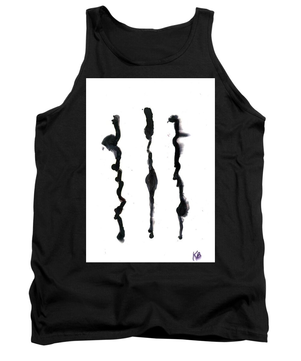  Tank Top featuring the painting Three Women by Katy Bishop