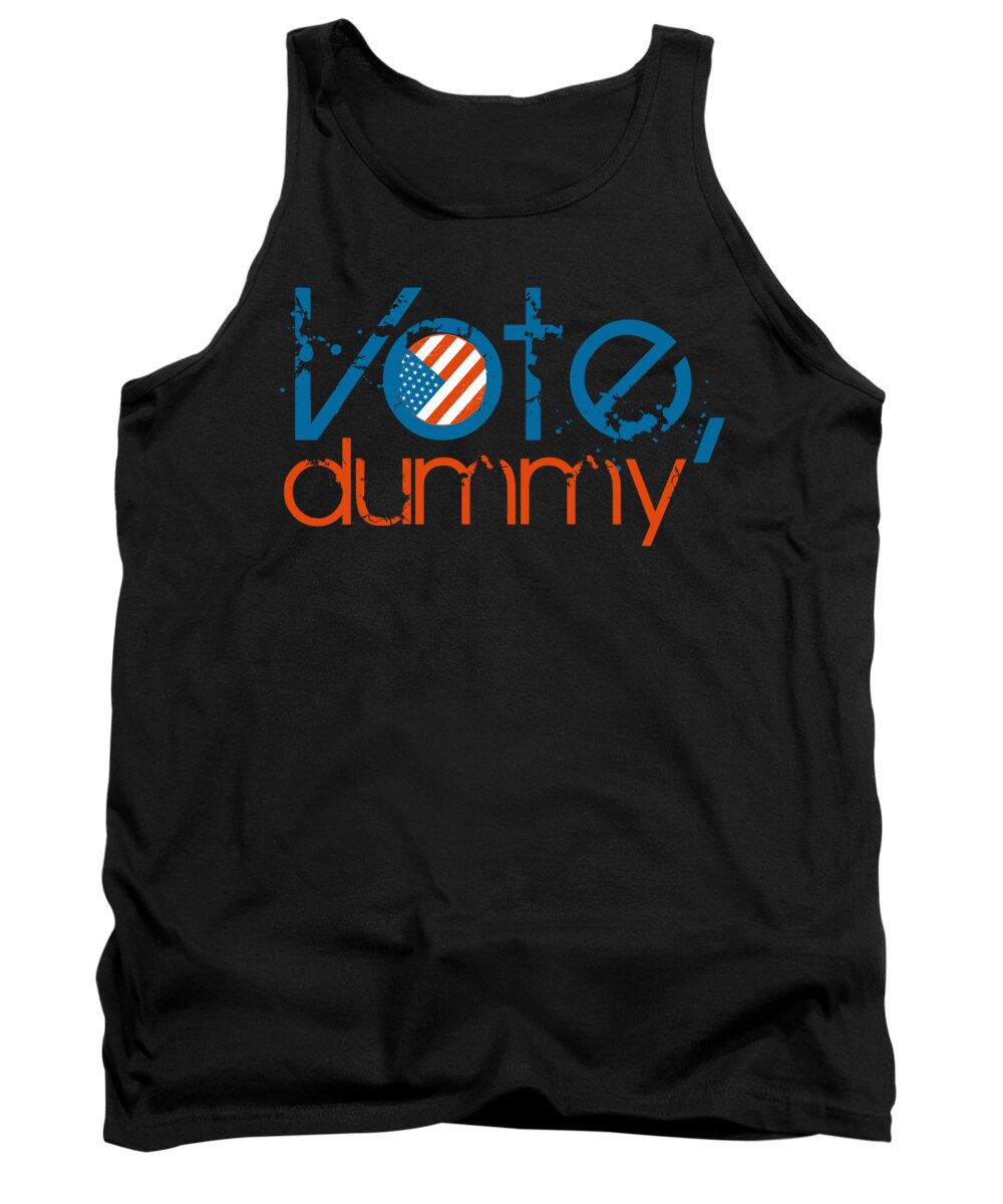 Liberty Tank Top featuring the painting VOTE Dummy Election 2020 by Tony Rubino